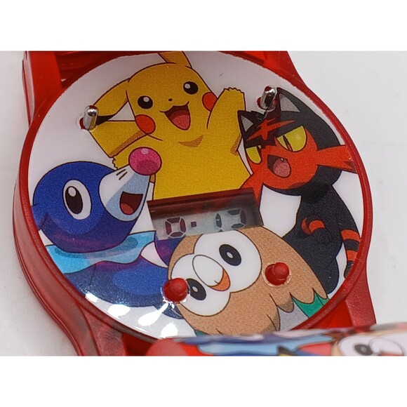 Pokemon Kids Digital Watch \ Flashing LED Lights and Flip Open Model: POK4186AZ - Picture 14 of 16